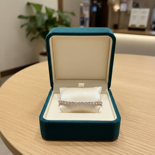 Eternal Sparkle Rose Gold Tennis Bracelet