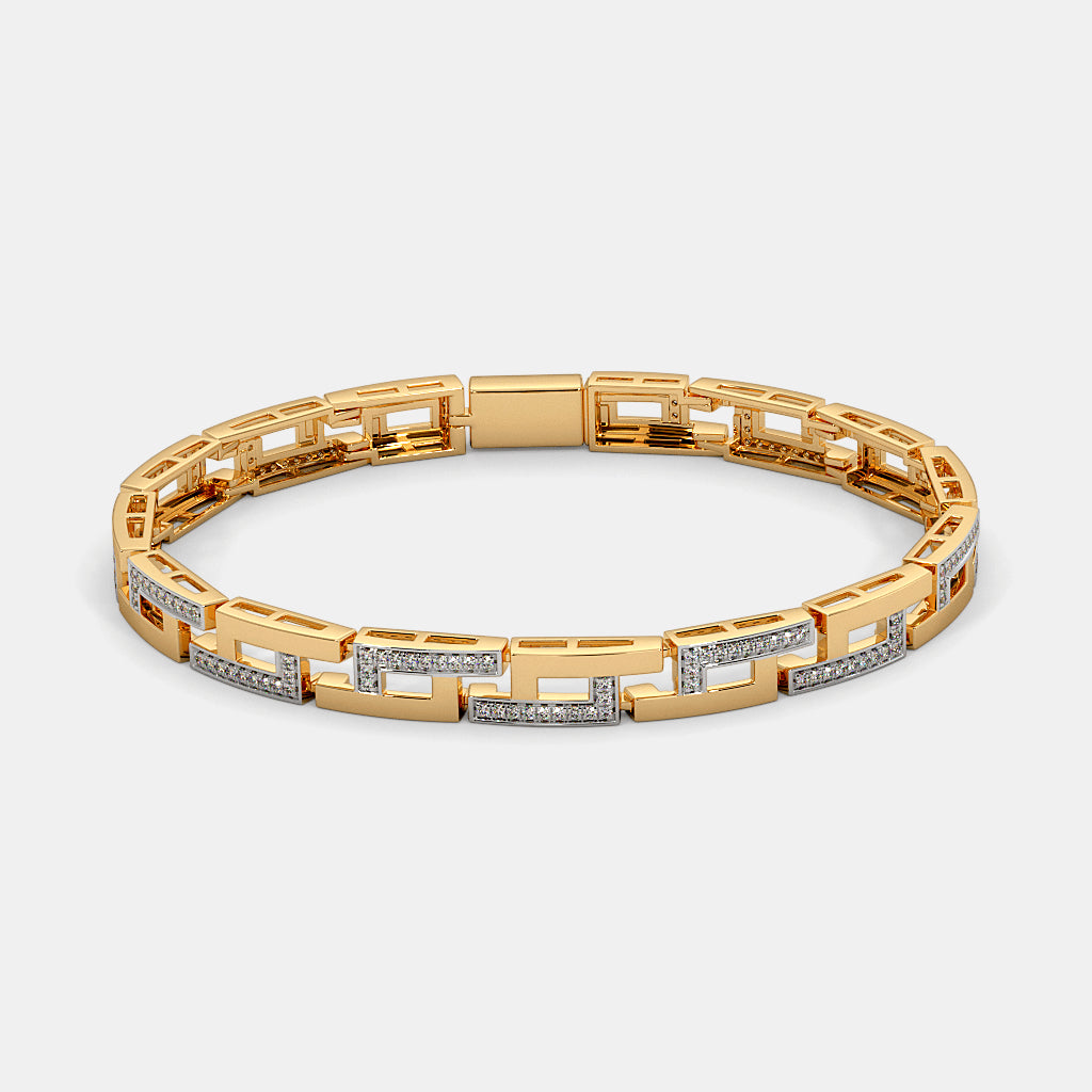 Elysian Two Tone Executive Link Bracelet