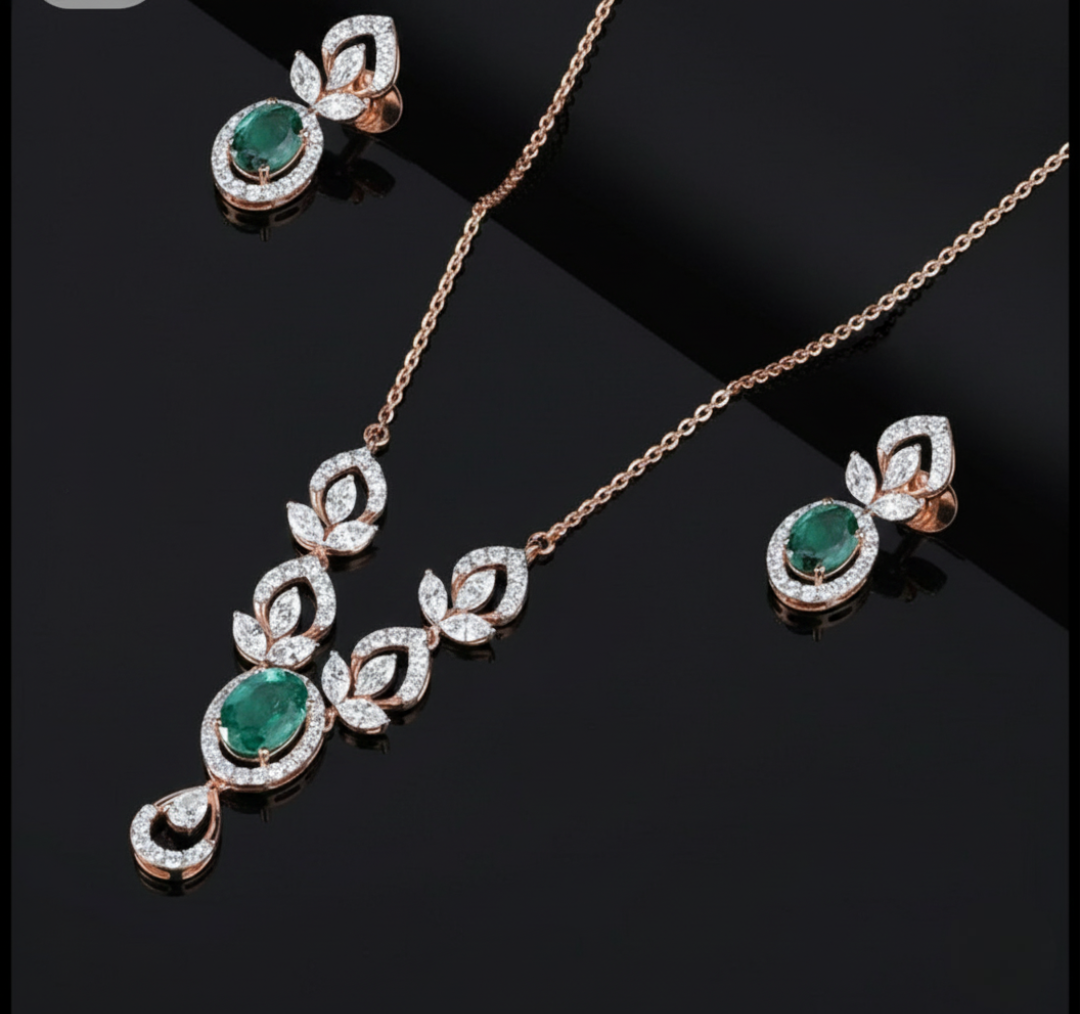 Verdant Muse Pendant Set