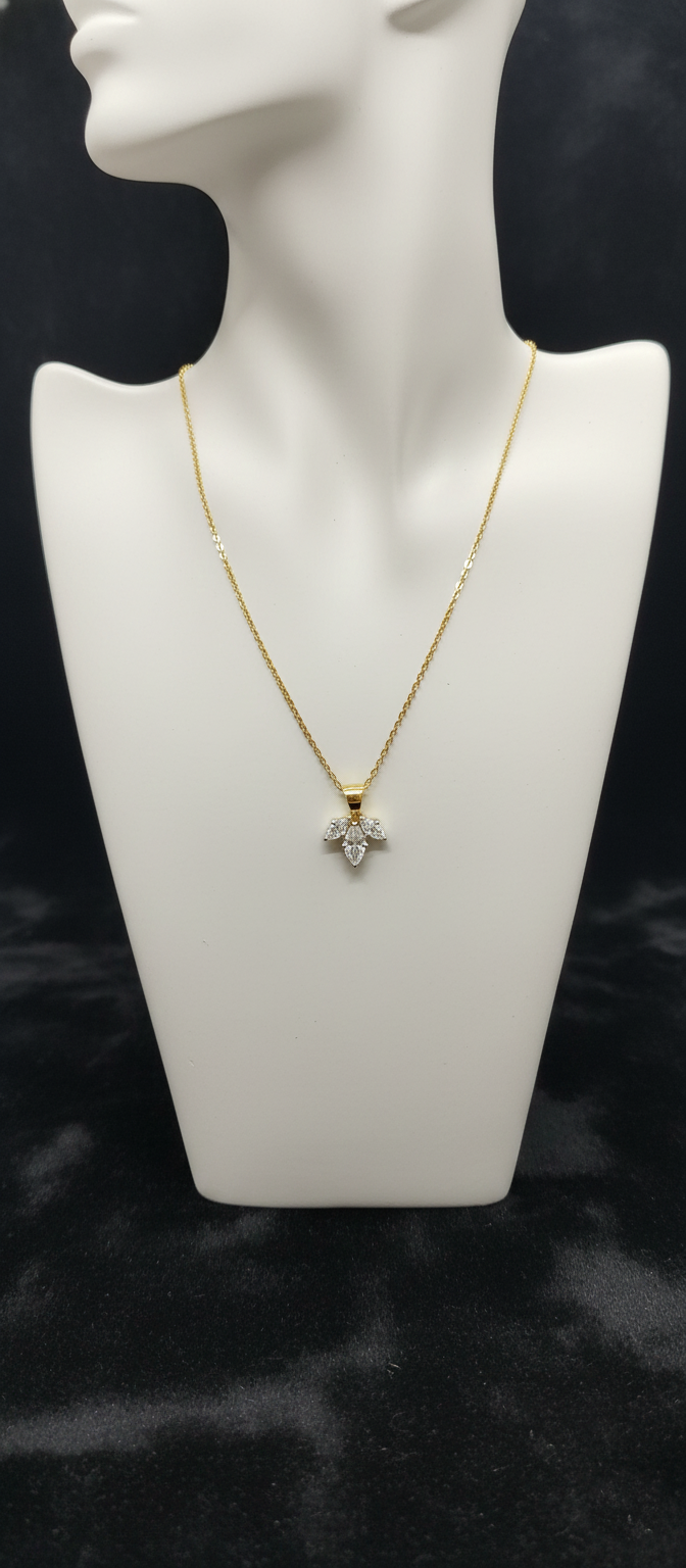 Marquise Blossom Pendant