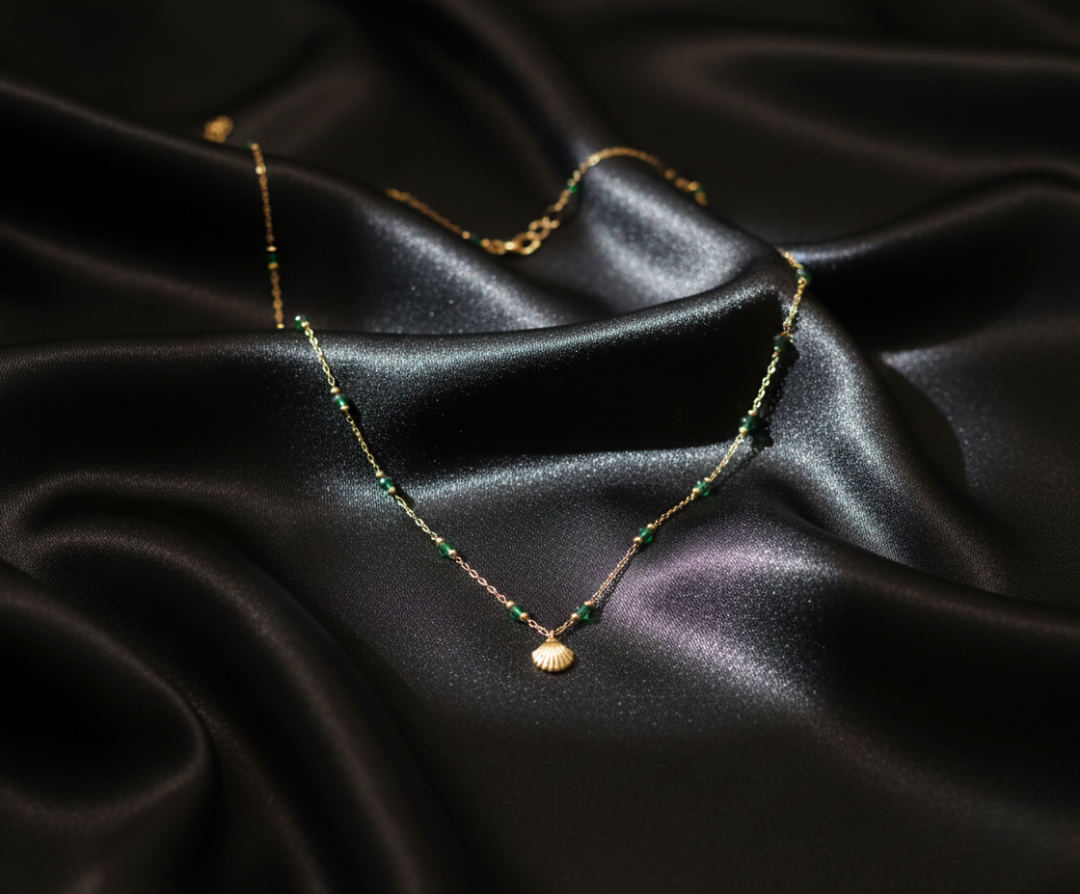 Seafoam Serenity Shell Necklace