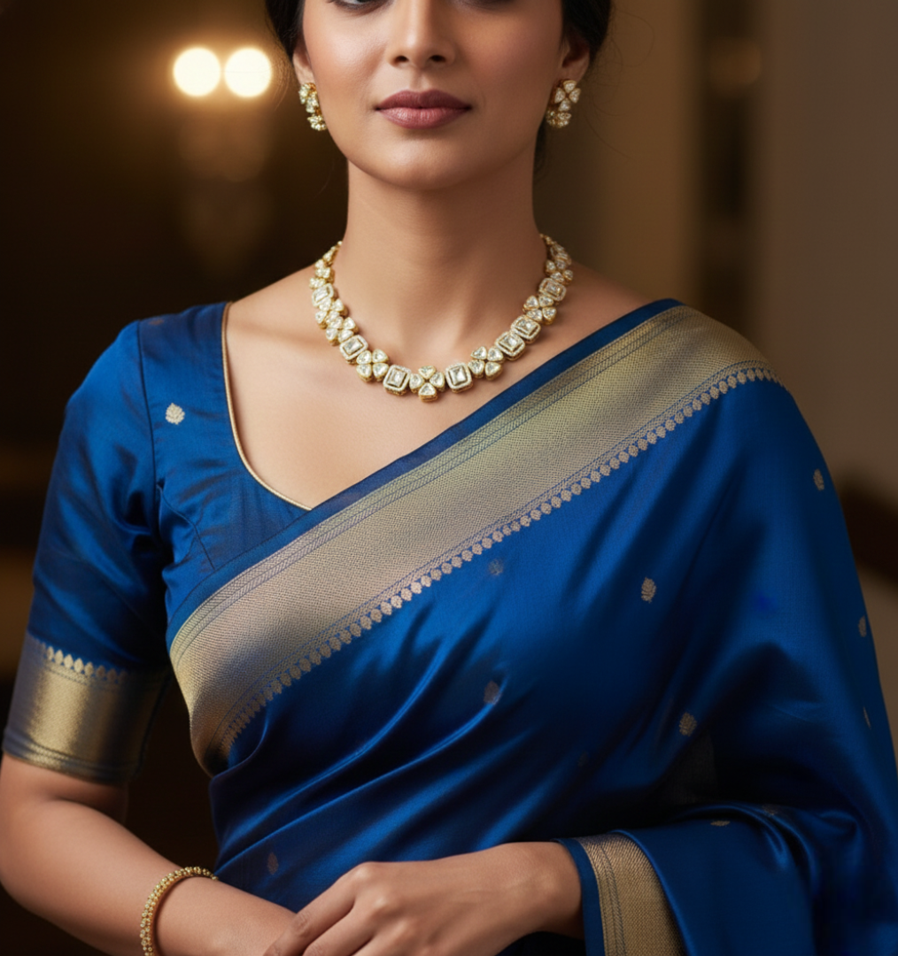 Emerald Heritage Polki Necklace