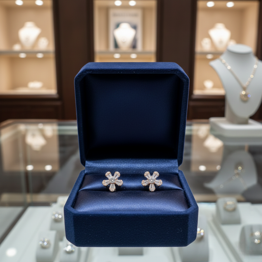 Floris Crystal Studs