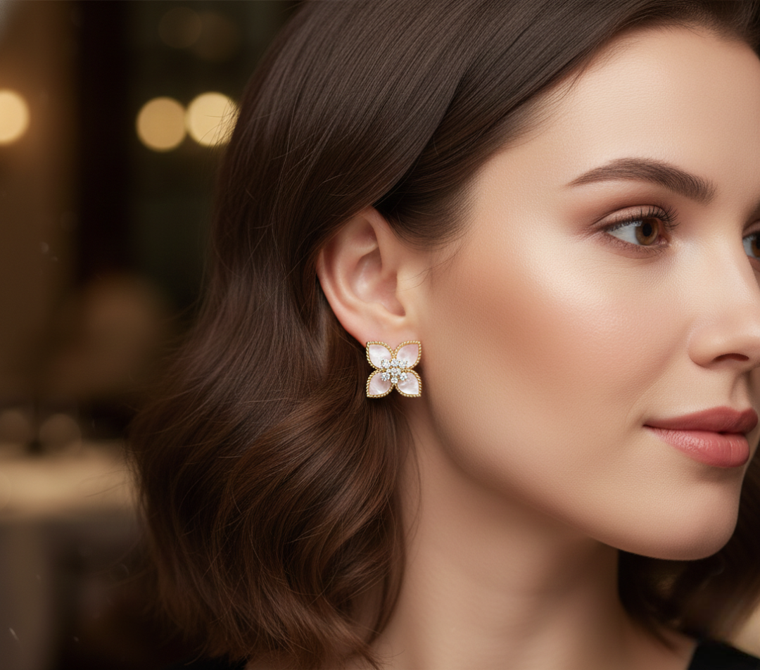 Quad Petal Brilliance Studs