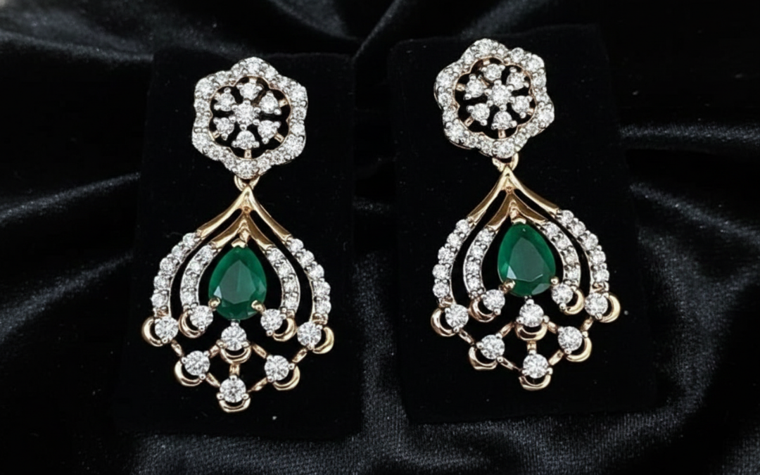 Royal Mughal Teardrop Earrings