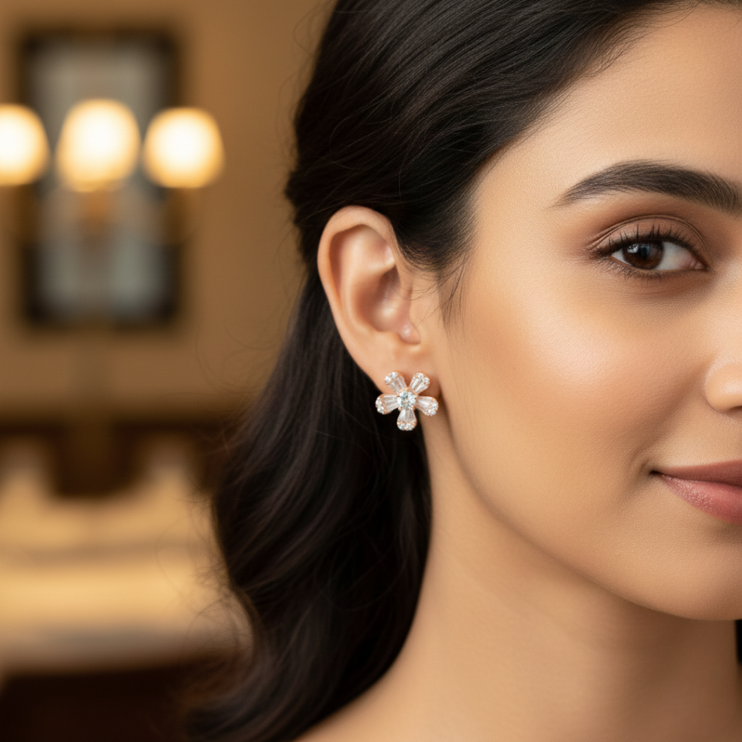 Floris Crystal Studs