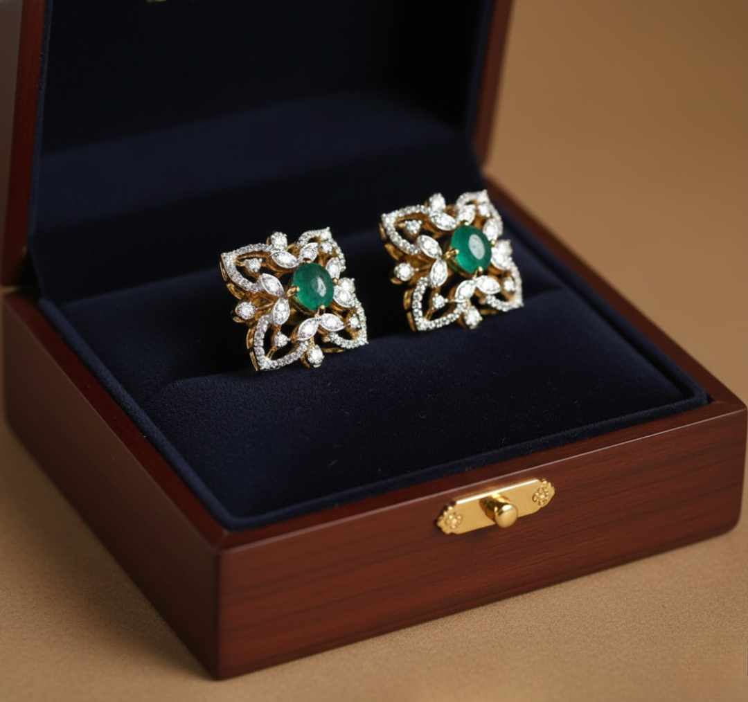 Verdant Heirloom Studs