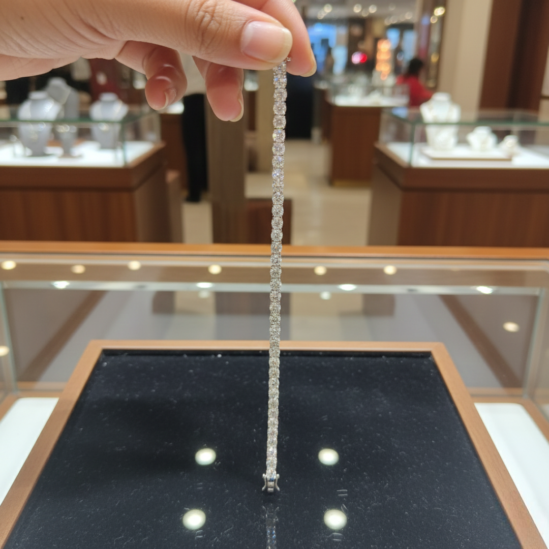 Silver Radiant Tennis Bracelet