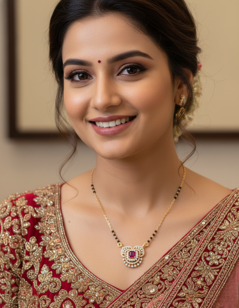 Ruby Radiance Mangalsutra