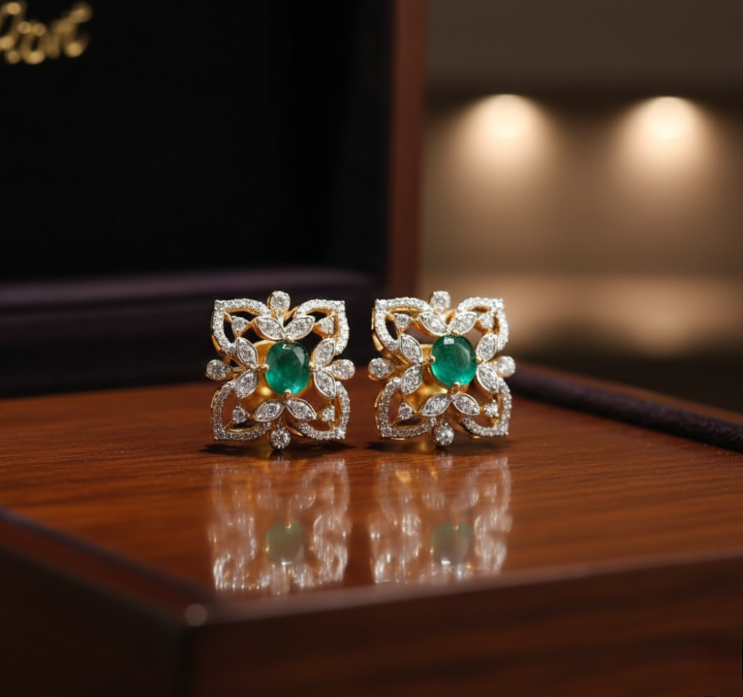 Verdant Heirloom Studs