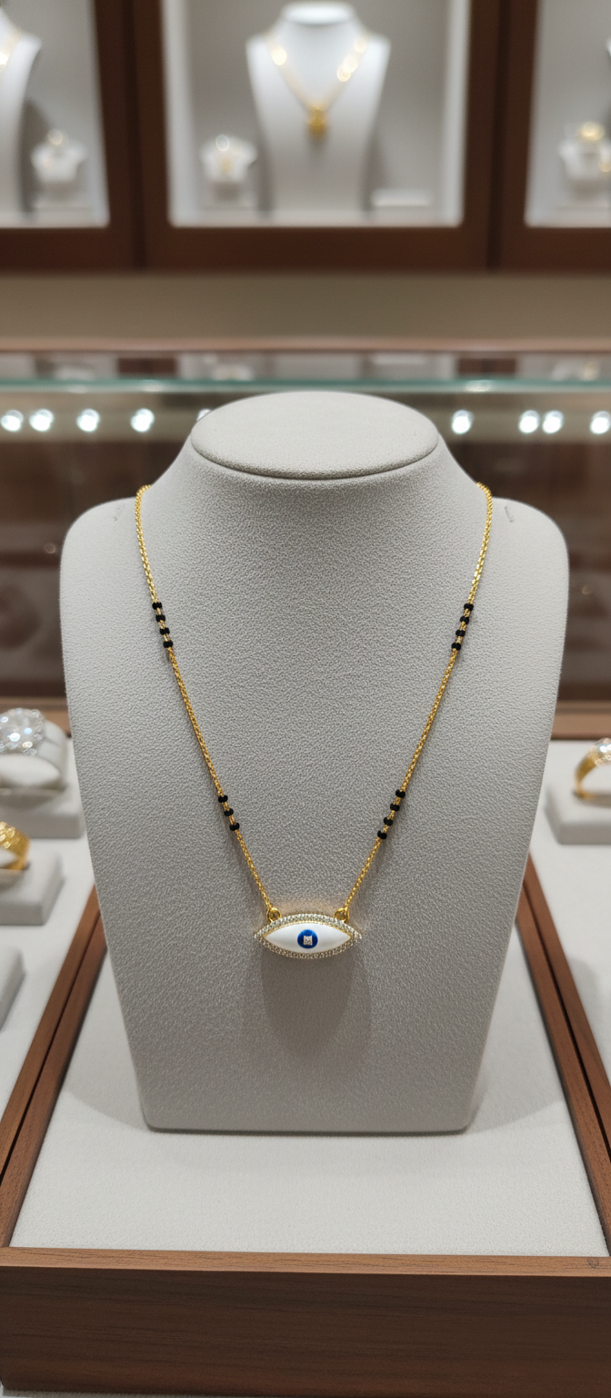 Evil Eye Diamond Mangalsutra