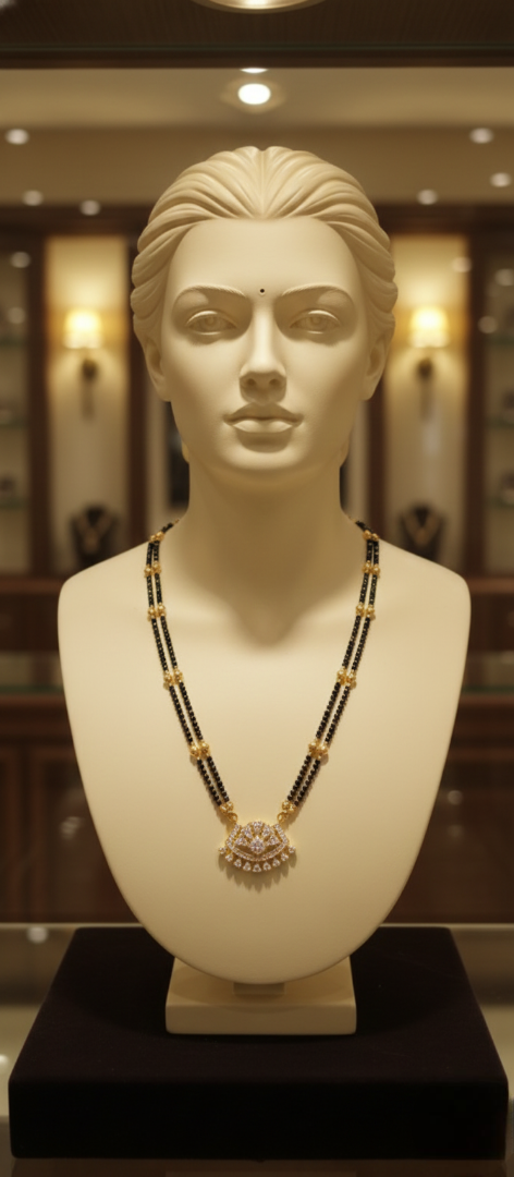 22K Gold Celestial Fan Mangalsutra