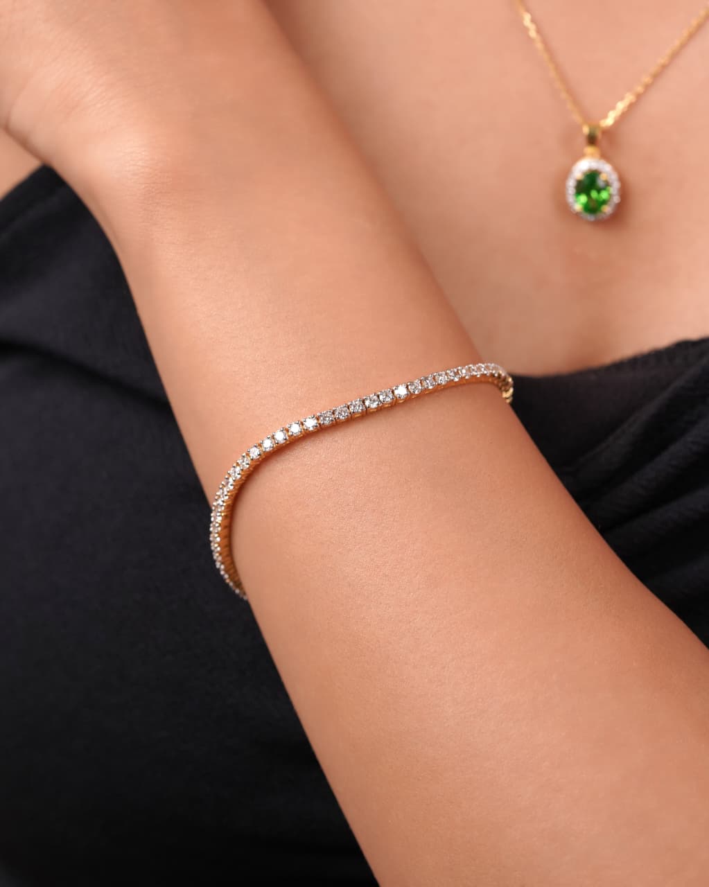 Eternal Sparkle Diamond Tennis Bracelet