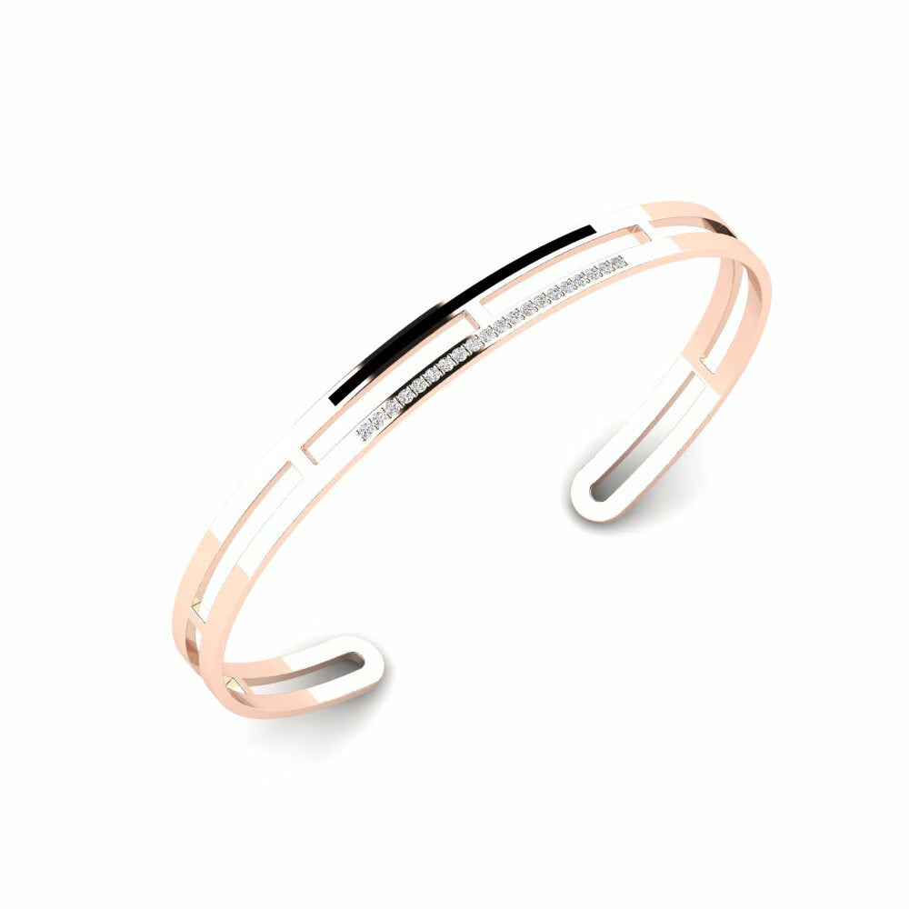 Zenith Prism Obsidian PavΓ© Cuff