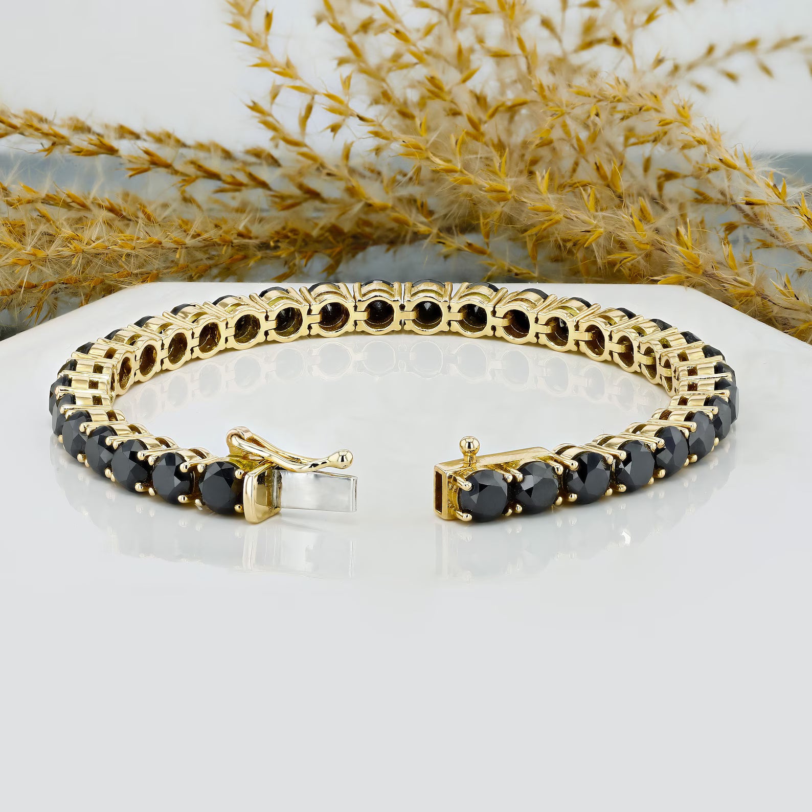 Midnight Noir Tennis Bracelet