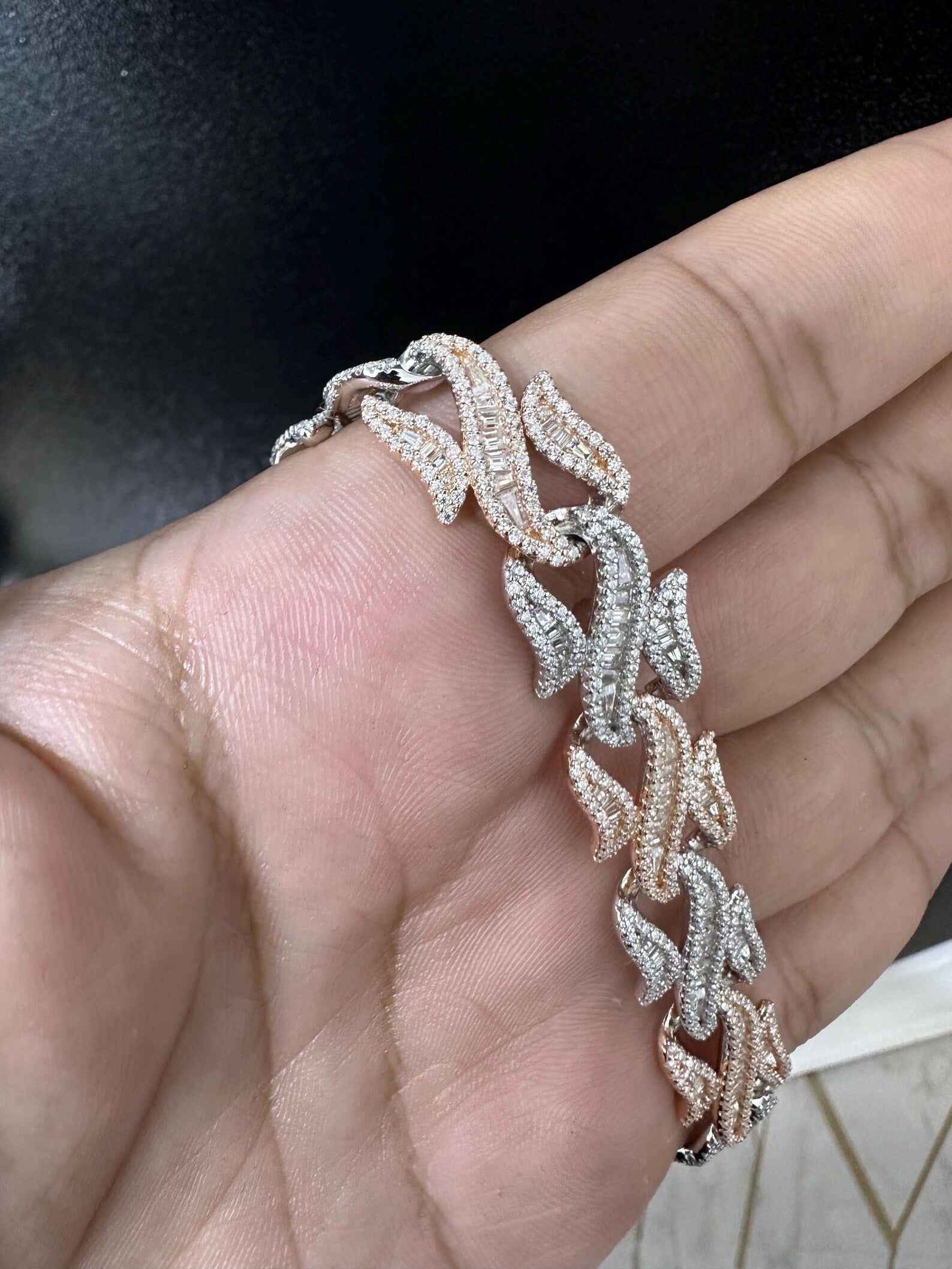 Eternal Flame Two one Filigree Statement Bracelet