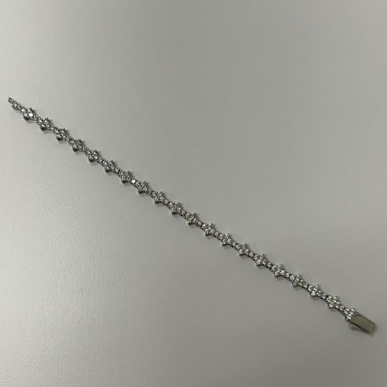 Menβs Celestial Star Cluster Tennis Bracelet