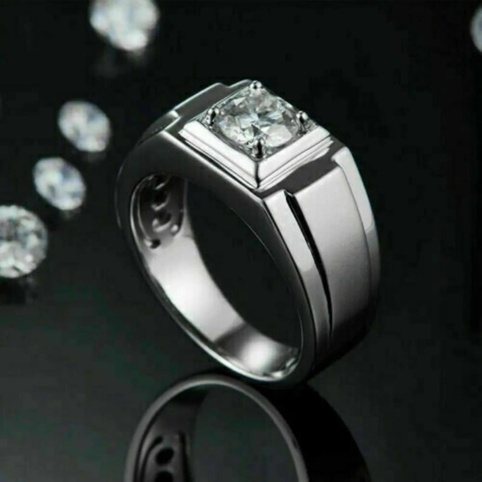 Men’s Vanguard Square Cut Signet Ring