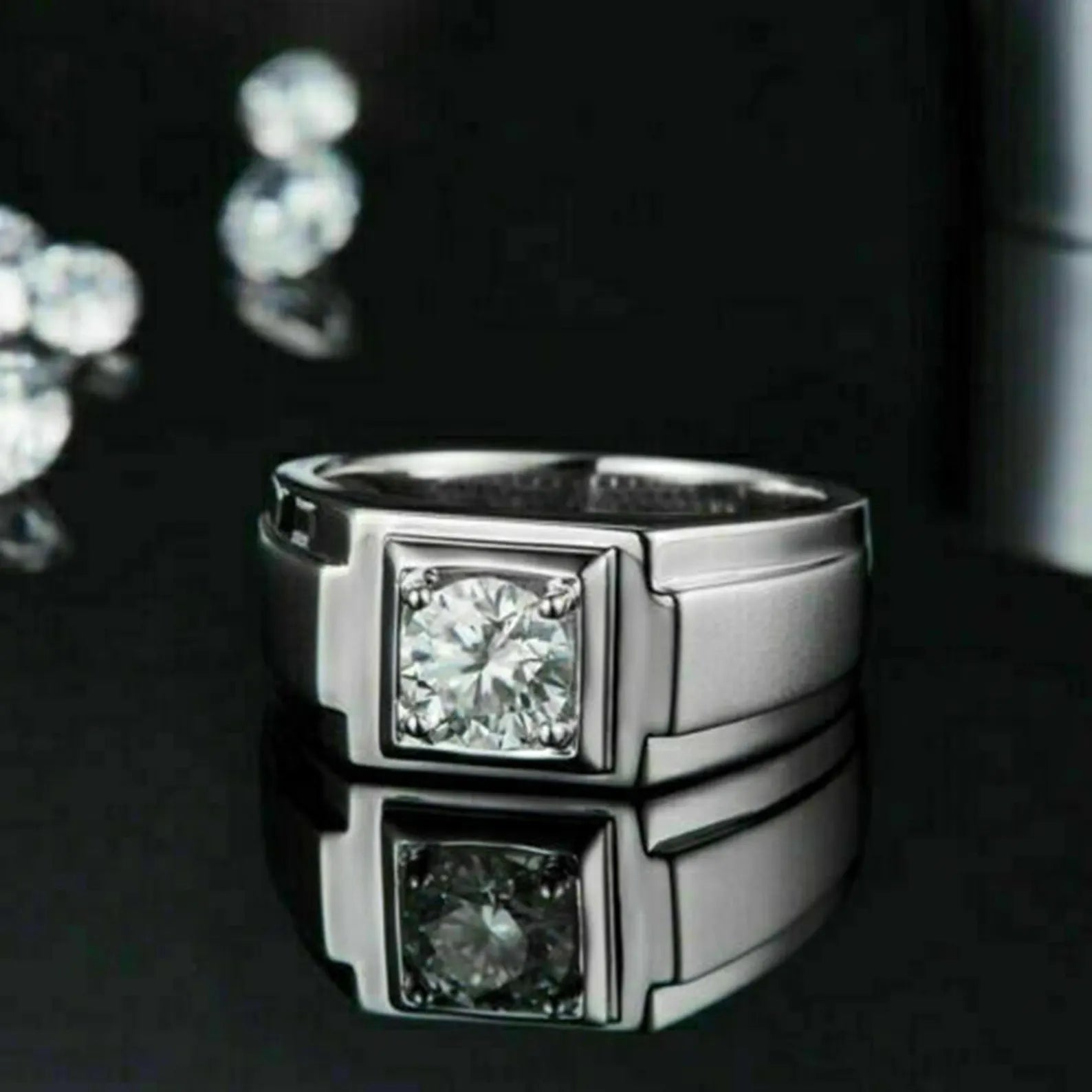 Men’s Vanguard Square Cut Signet Ring