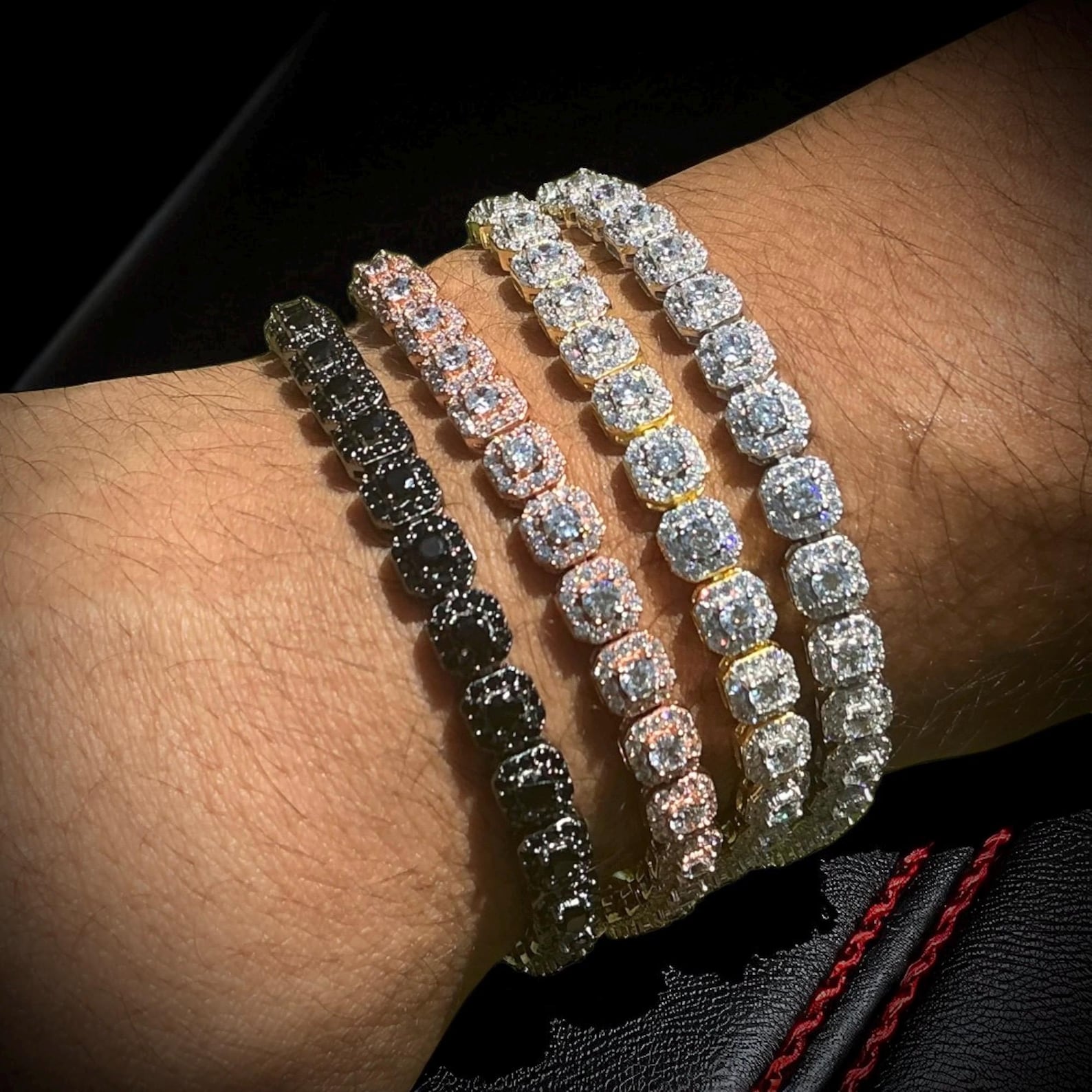 Royal Azure Round-Cut Tennis Bracelet