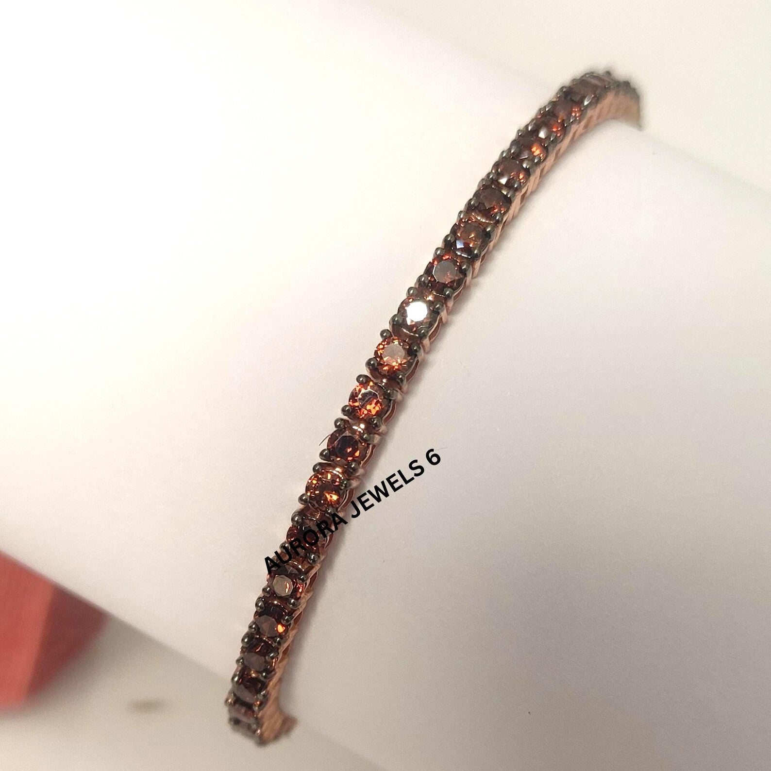 Crimson Rose Tennis Bracelet