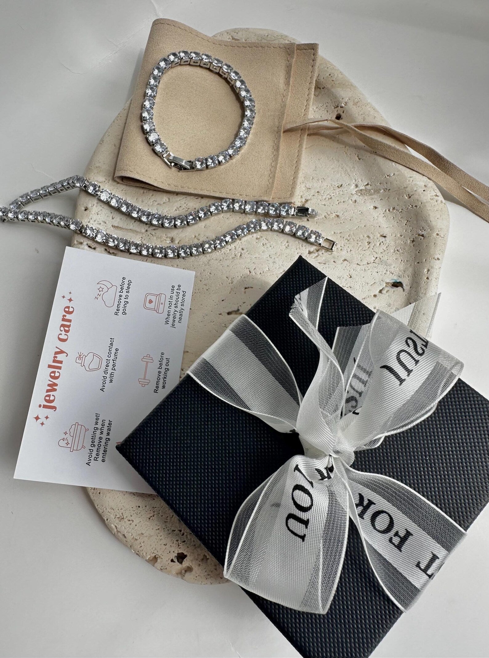 Azure Mosaic Tennis Bracelet