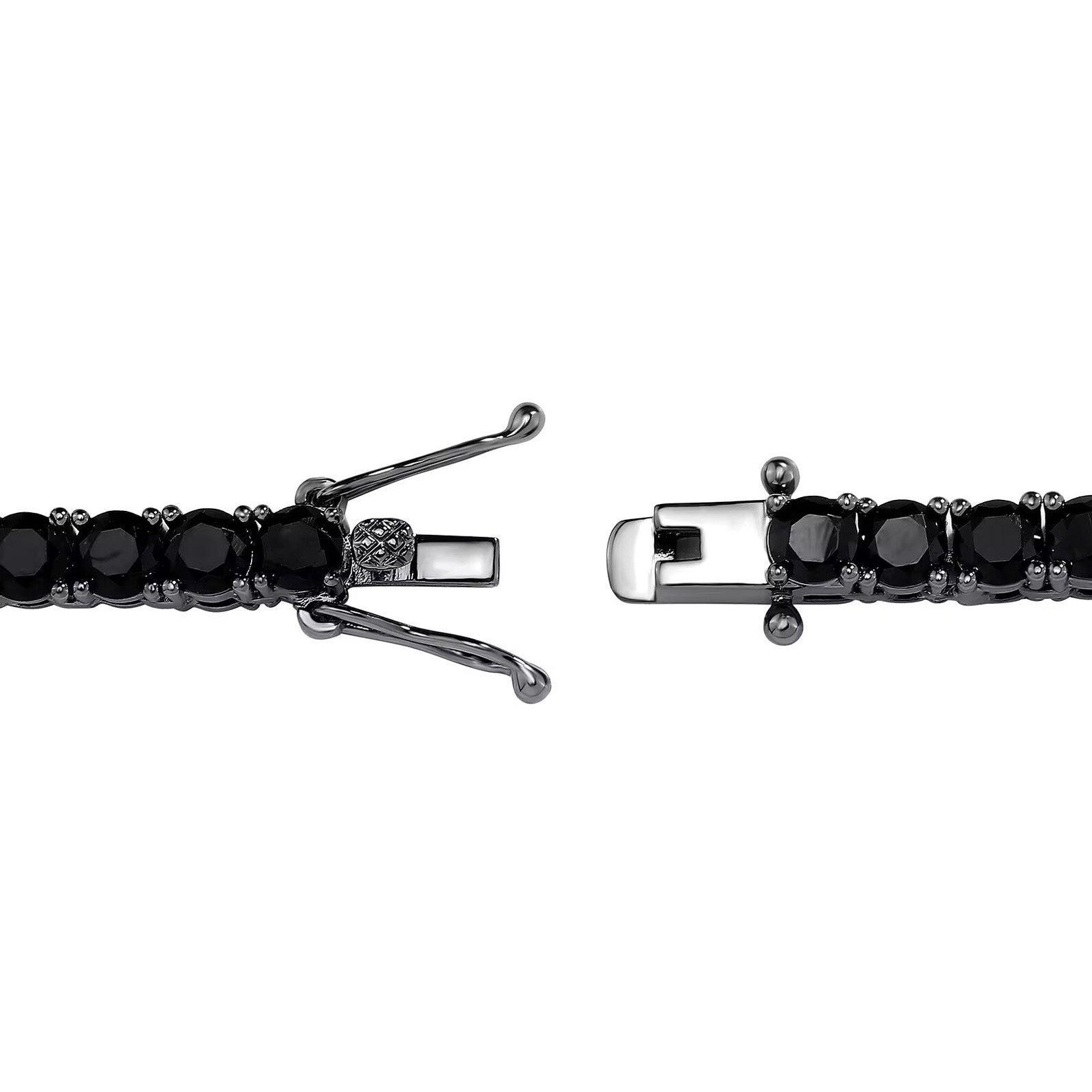 Onyx Clover Tennis Bracelet