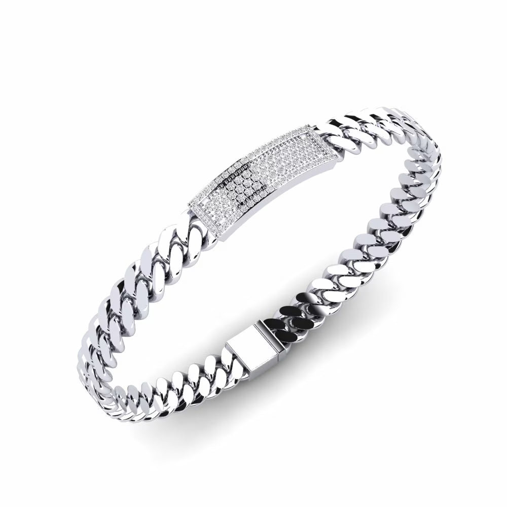 Byzantine Frost PavΓ© Bar Bracelet