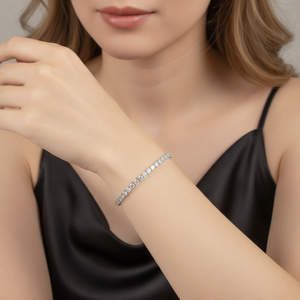 Silver Brilliance Tennis Bracelet