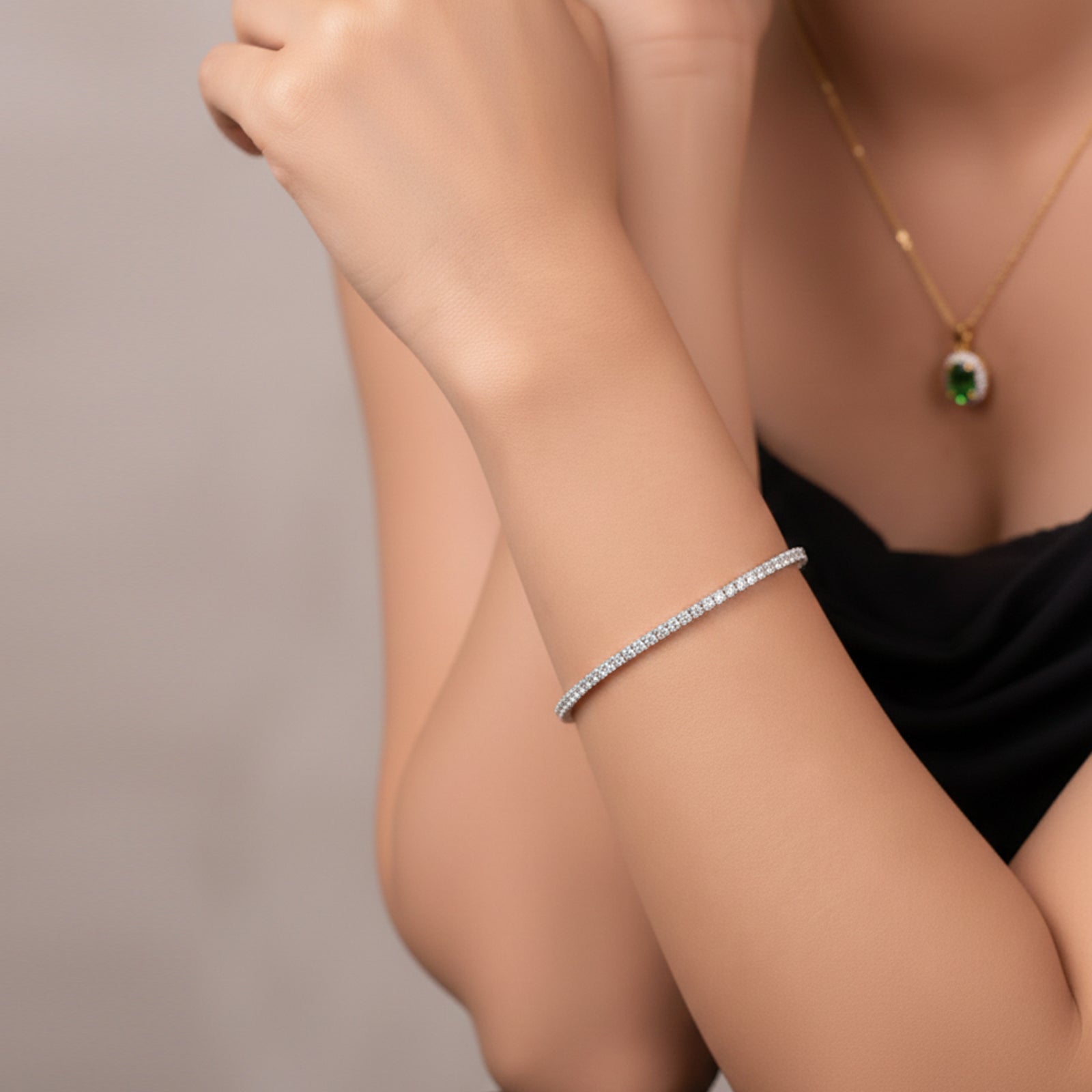 Eternal Sparkle Diamond Tennis Bracelet