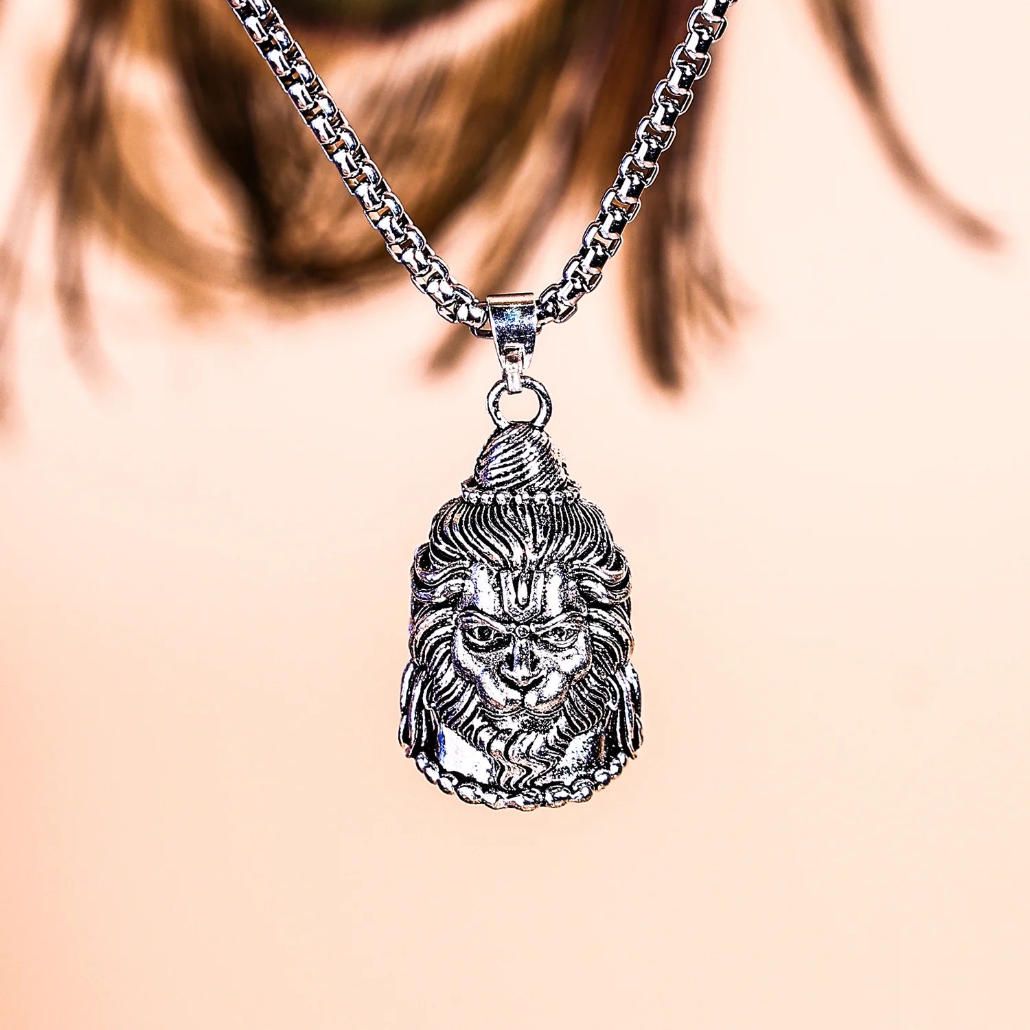 Plated Trishul Shiva Pendant
