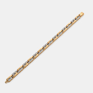 Elysian Two Tone Executive Link Bracelet