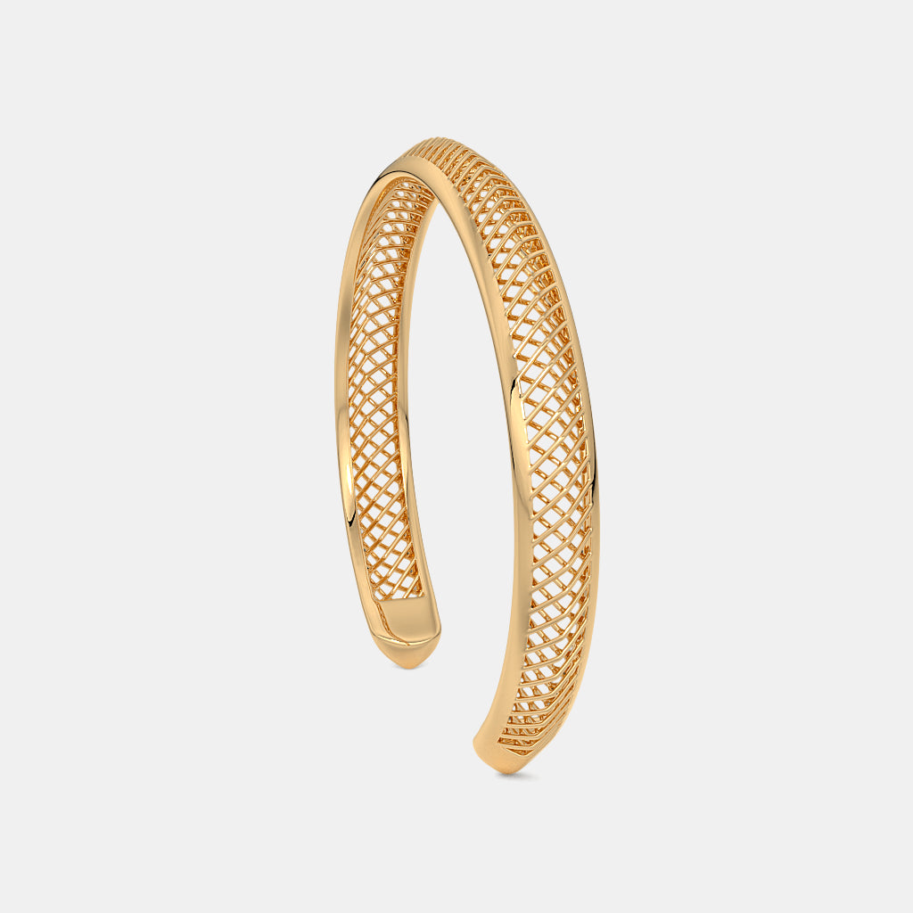 Men’s Titan Mesh Gold Kada