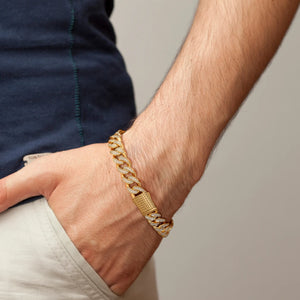 Men’s Titan Mesh Gold Kada