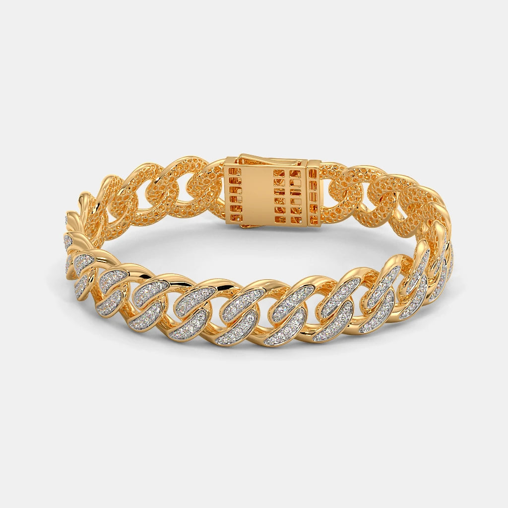 Men’s Titan Mesh Gold Kada