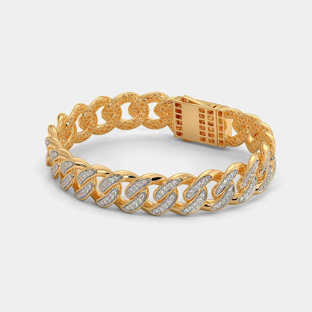 Men’s Titan Mesh Gold Kada