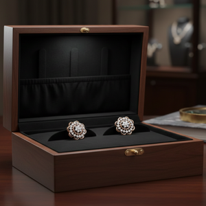 Imperial 22K Gold Polki Style Earrings