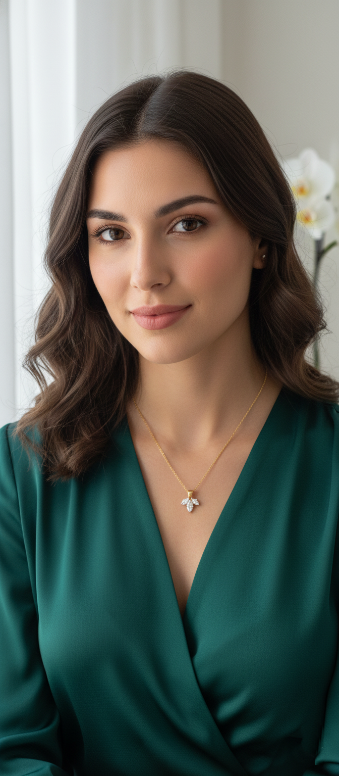 Marquise Blossom Pendant