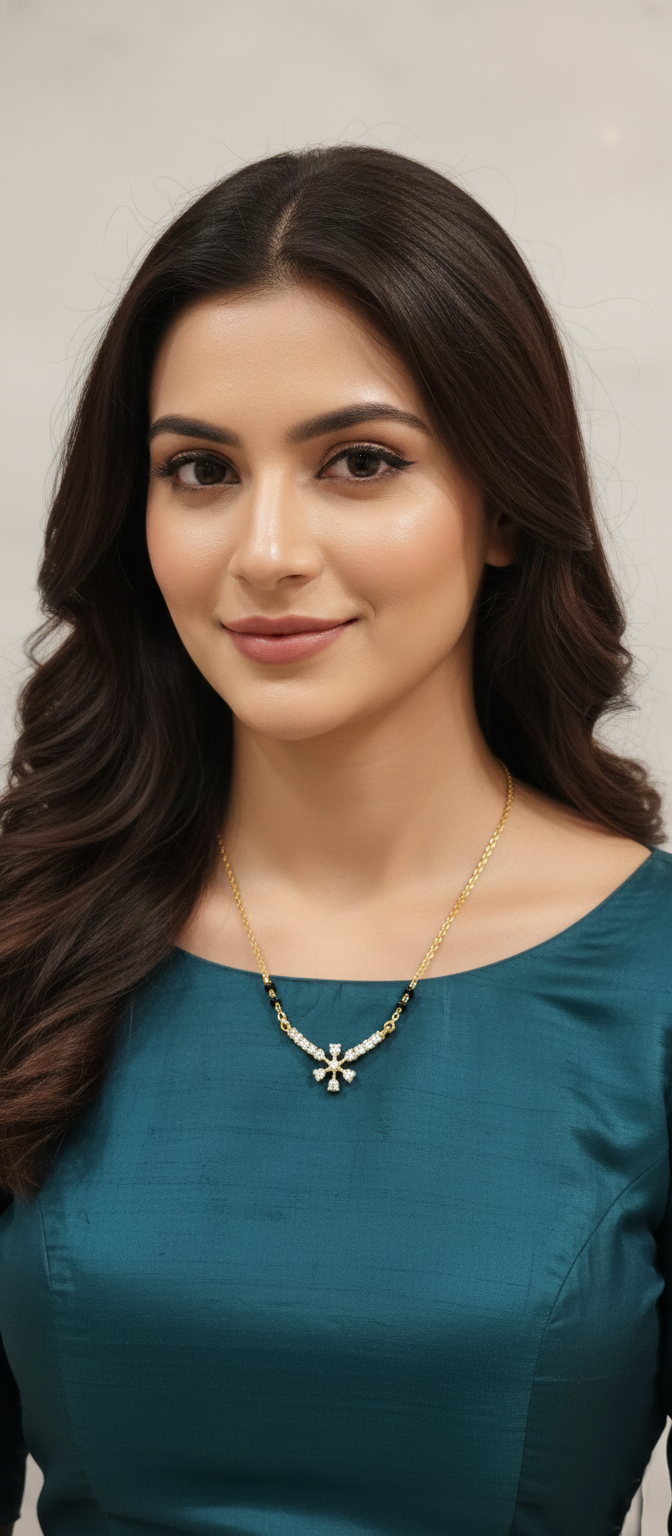 Celestial Starburst Diamond Mangalsutra