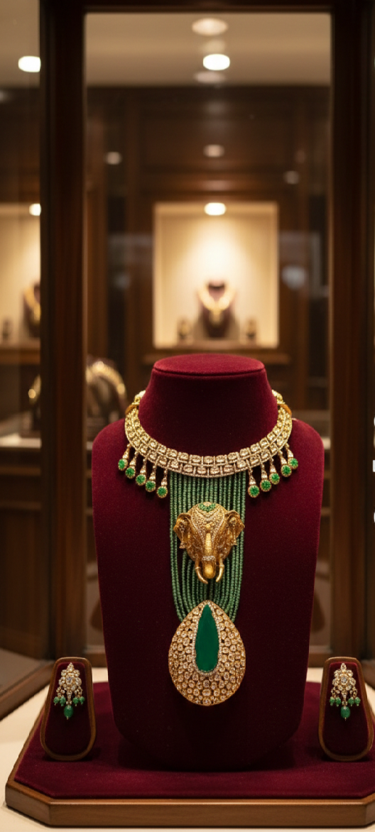 Gilded Ganesha Heritage Necklace