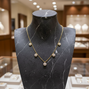 Eternal Halo Station Necklace
