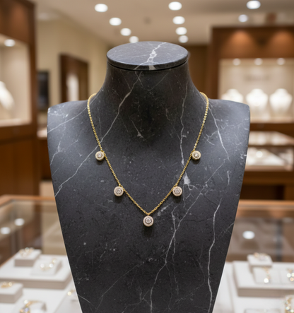 Eternal Halo Station Necklace