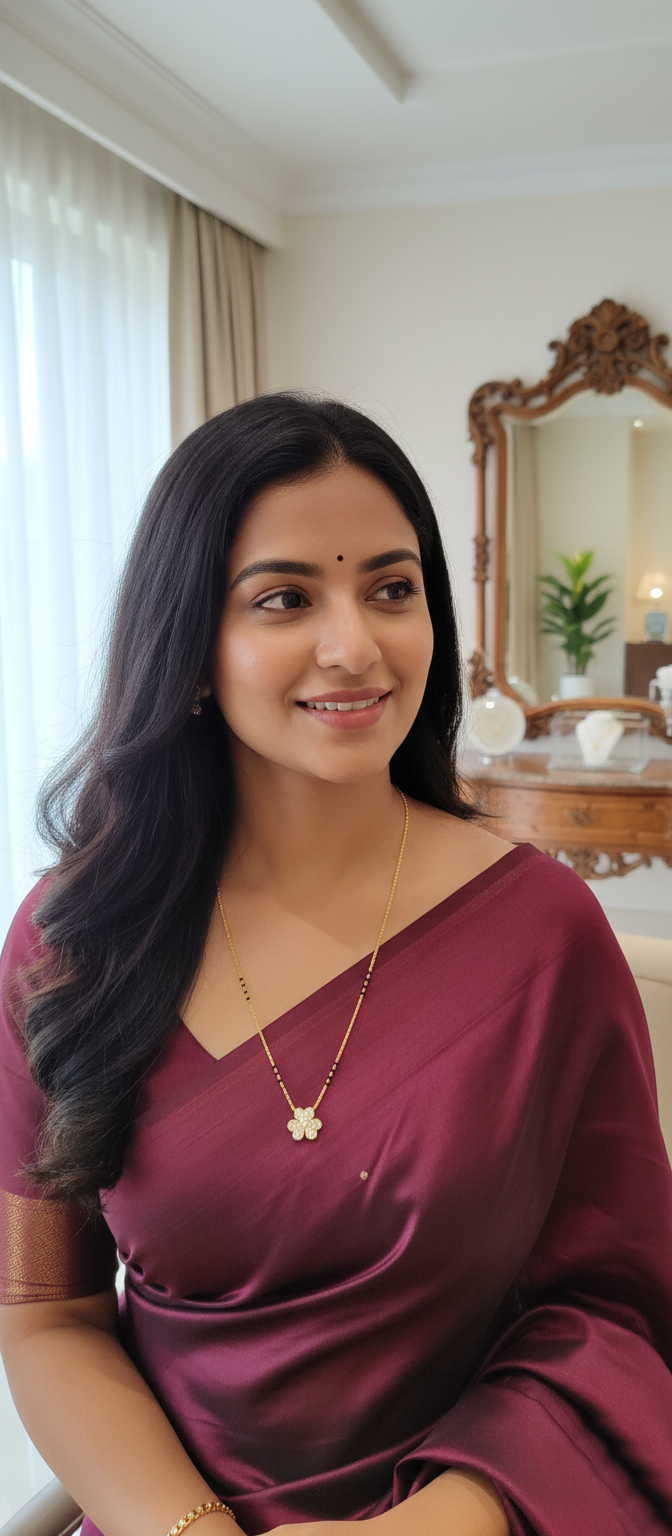 Floral Blossom Diamond Mangalsutra