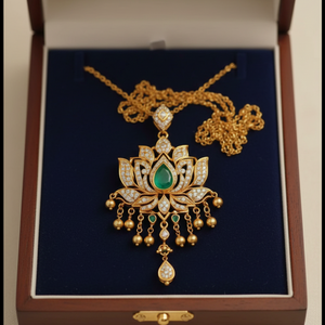 Padme Emerald Heirloom Pendant