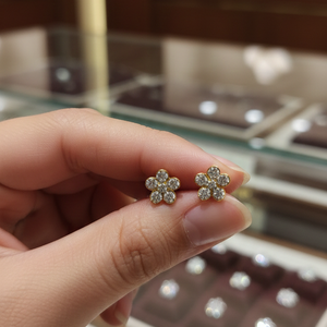 Gilded Primrose Studs