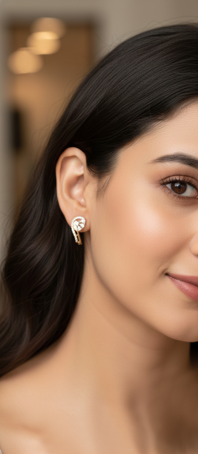 Ethereal Ribbon Studs