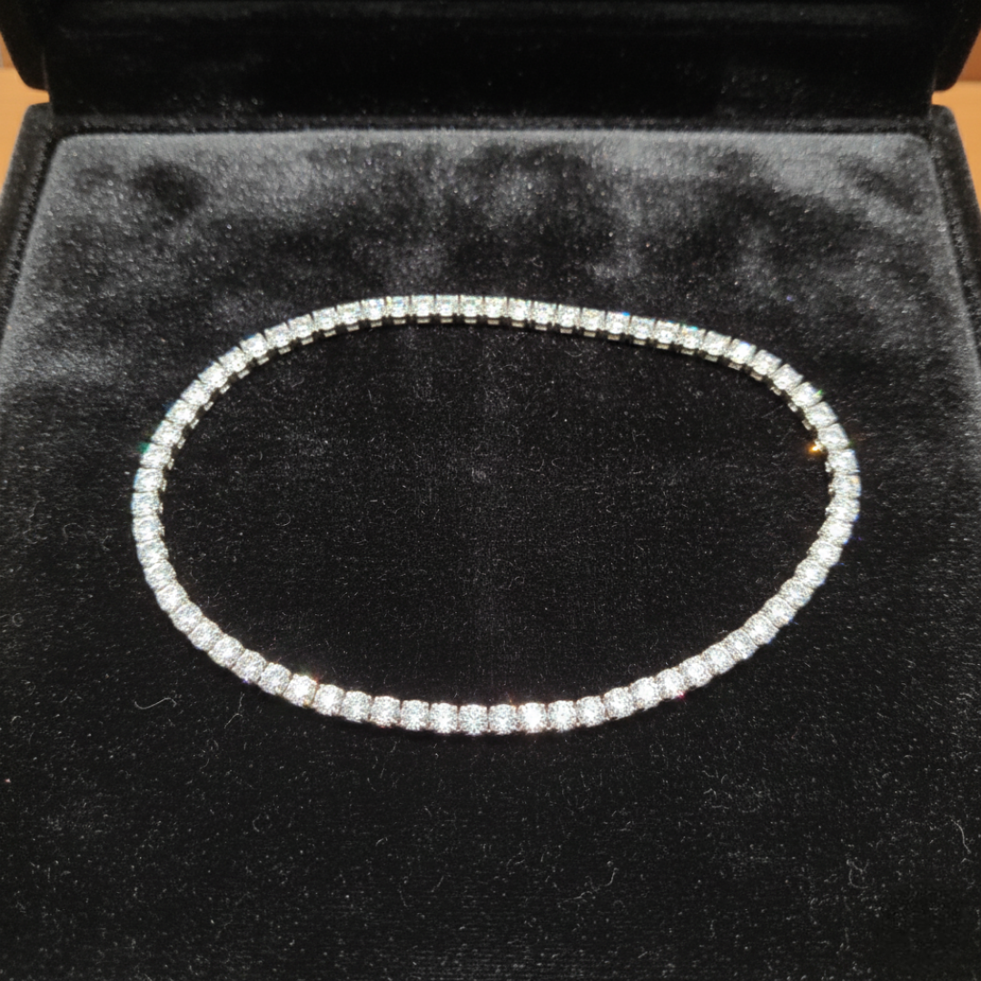 Silver Radiant Tennis Bracelet