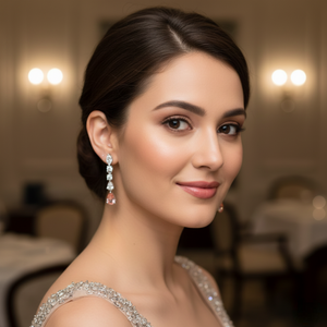 Blush Aurora Drop Earrings