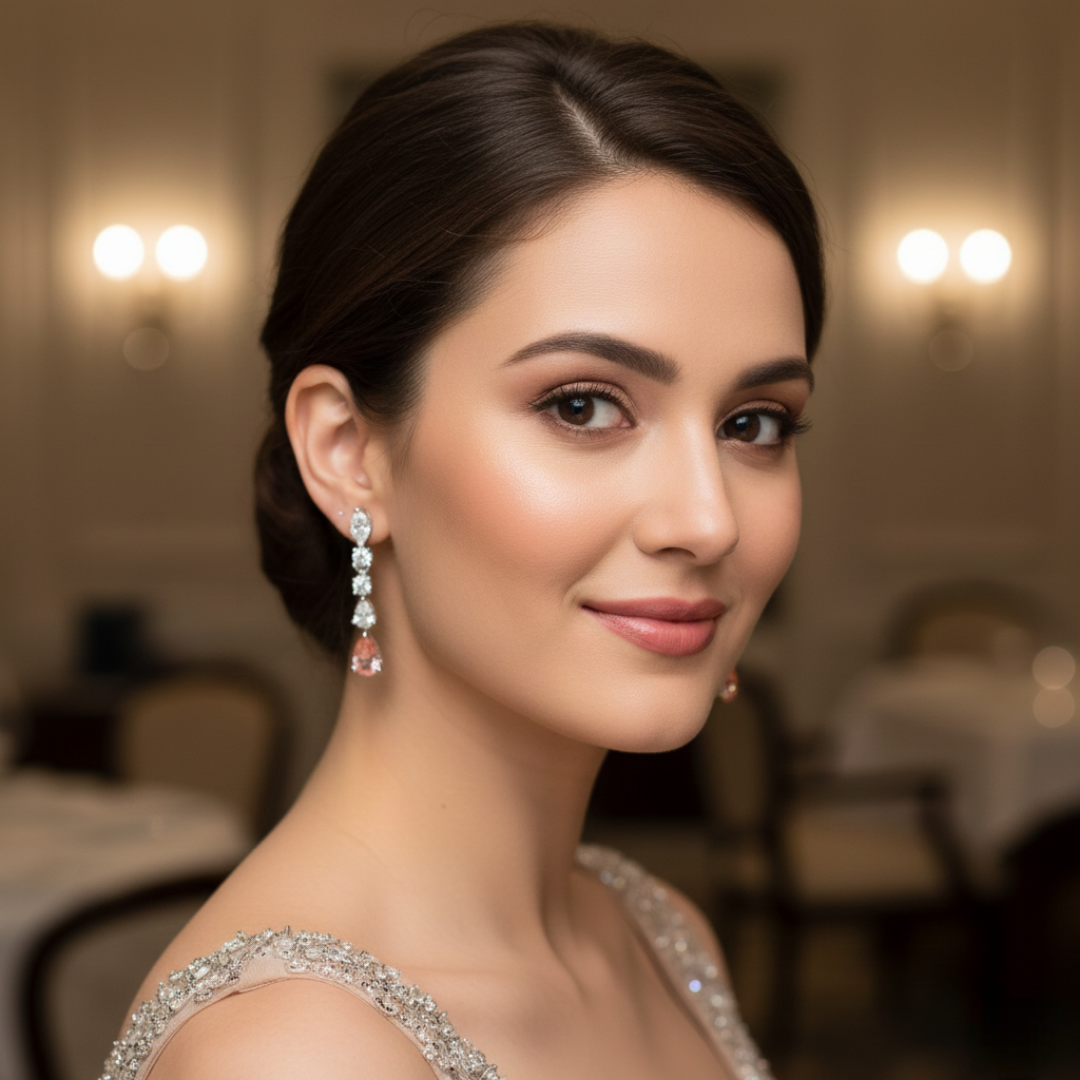 Blush Aurora Drop Earrings