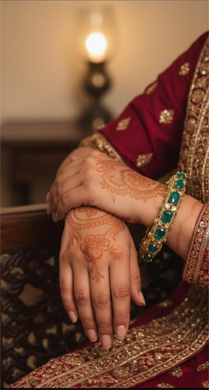 Imperial Emerald Heritage Bangles